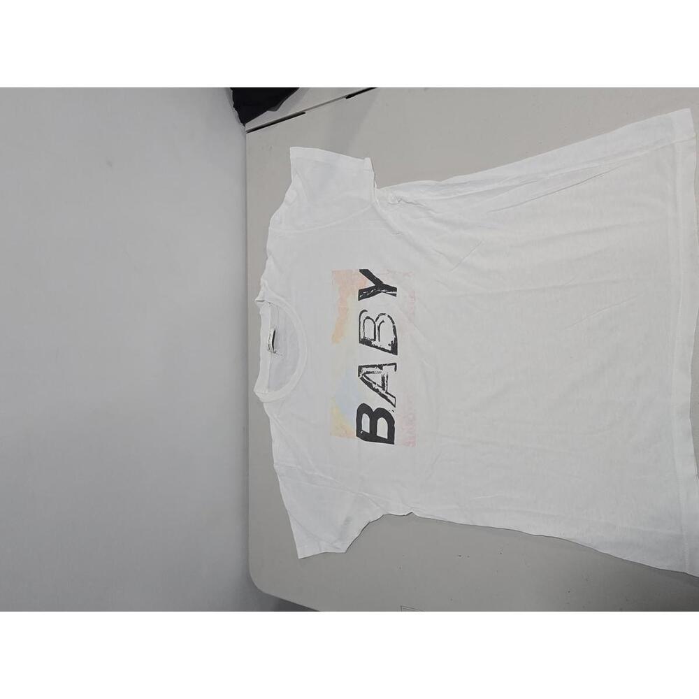 Saint Laurent Paris “BABY” Graphic T-Shirt – White